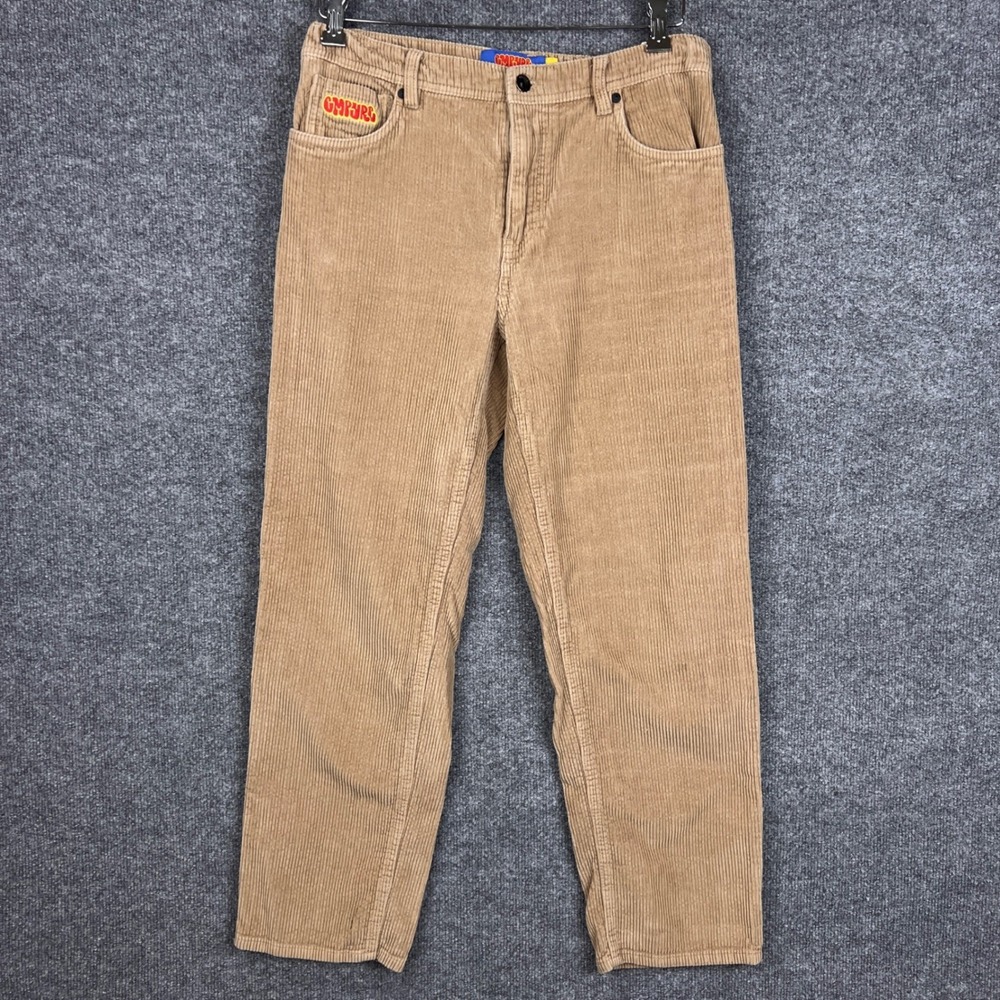 EMPYRE Corduroy Pants Tan Straight Leg Men's Size 28  Casual‎ Workwear Trousers